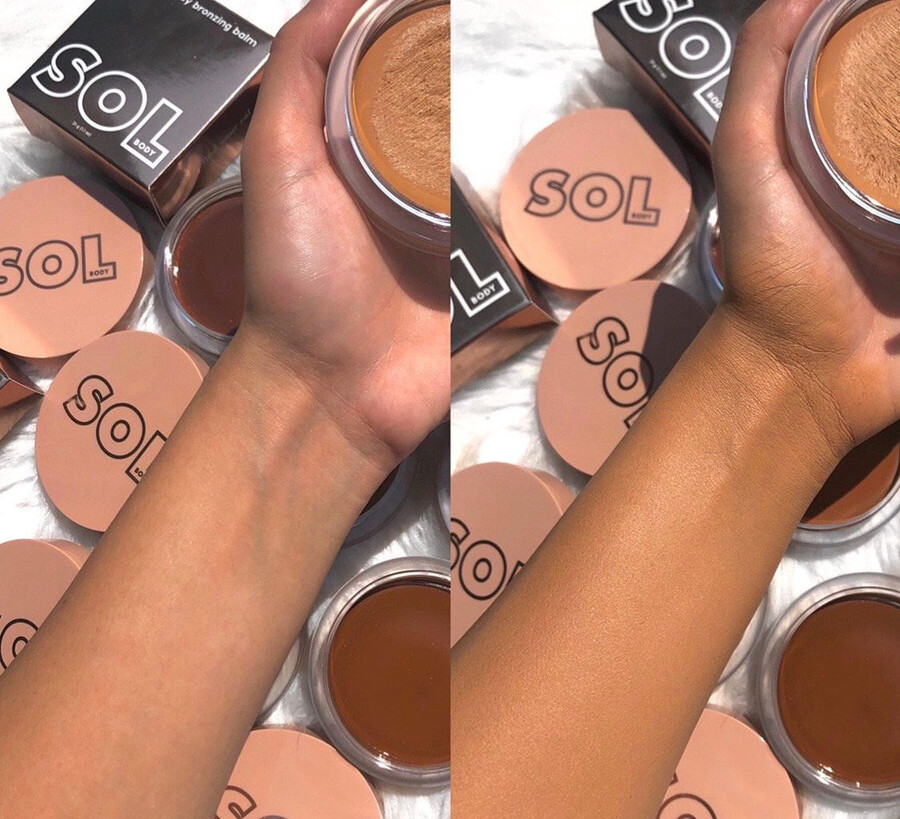 balsamo abbronzante sol viso e corpo