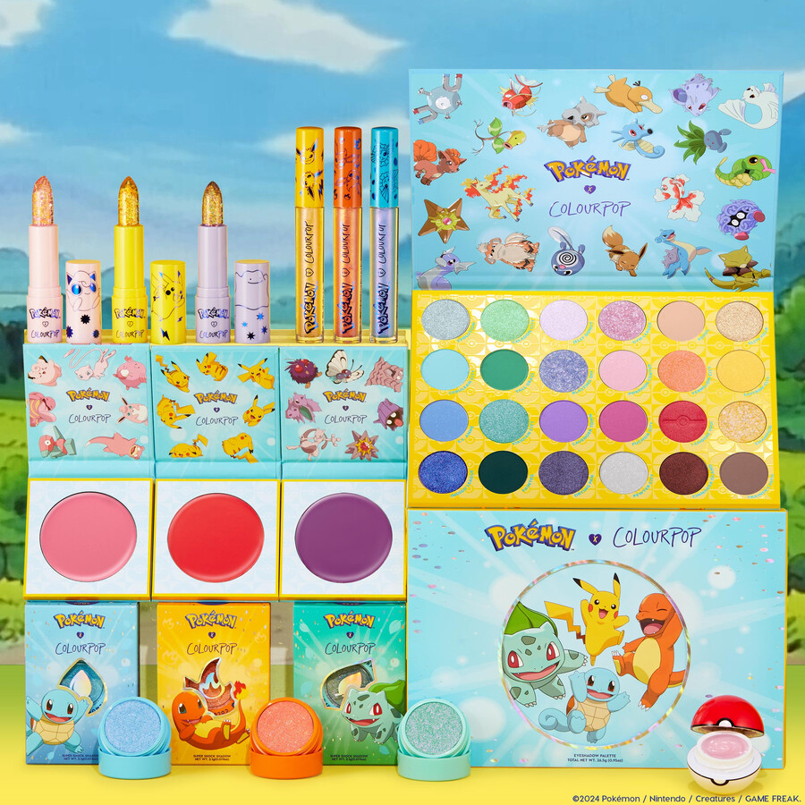 collezione pokémon x colourpop