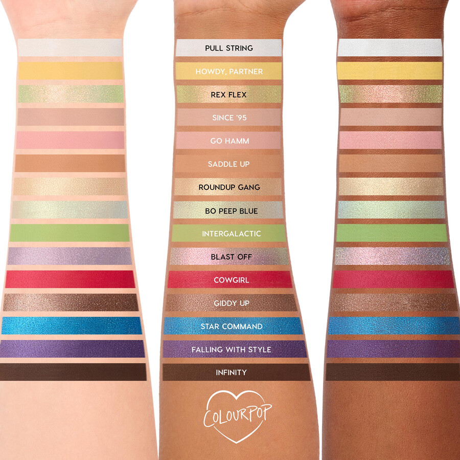 collezione toy story e colourpop