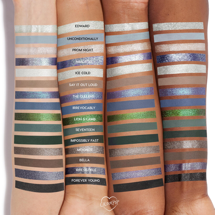 collezione completa twilight x colourpop