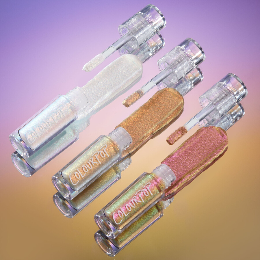 set di ombretti liquidi cromati