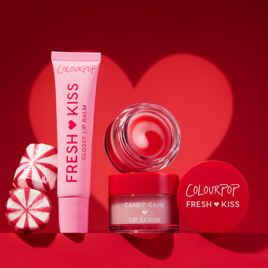 set scrub labbra maschera e balsamo fresh kiss