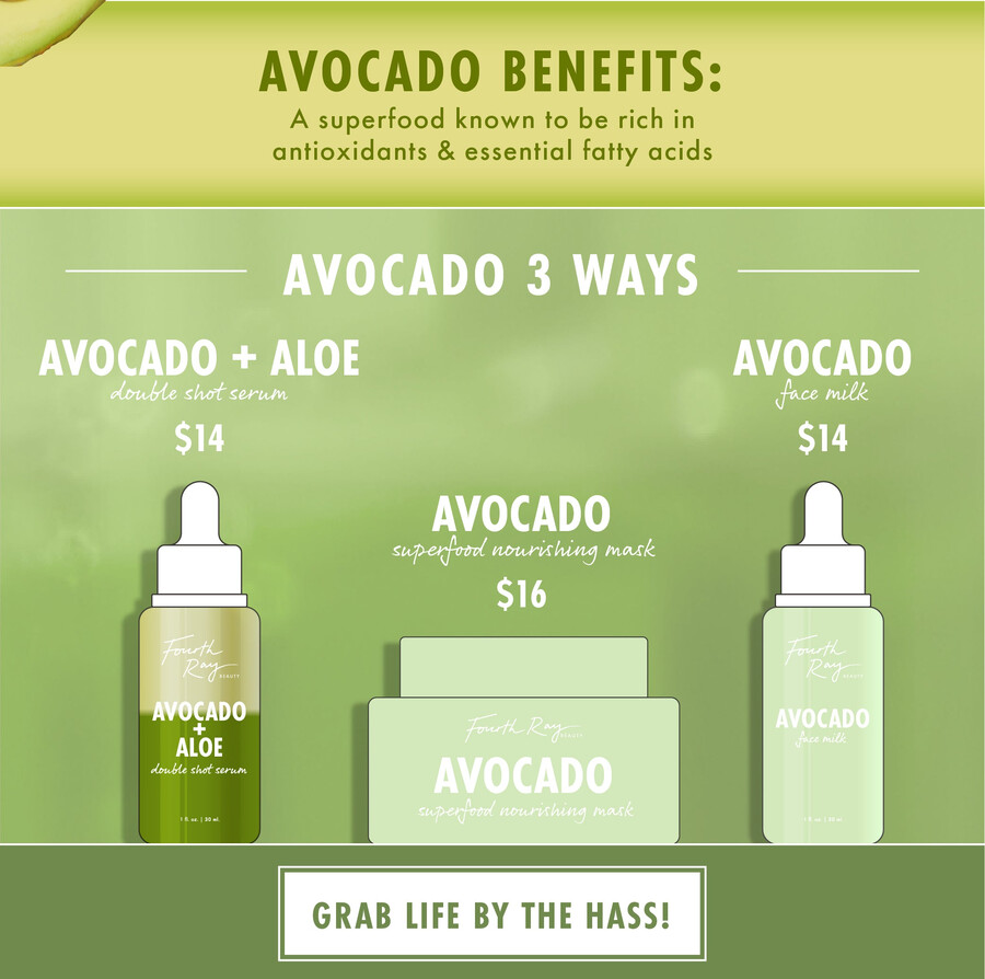 doppio shot di avocado e aloe